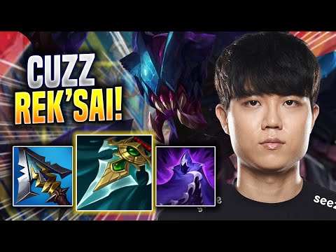 CUZZ IS A BEAST WITH REK'SAI! - KT Cuzz Plays Rek'sai JUNGLE vs Graves! | Season 2022