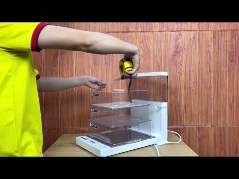 Máy hấp điện gấp gọn Panworld PW-2324 - Hàng chính hãng