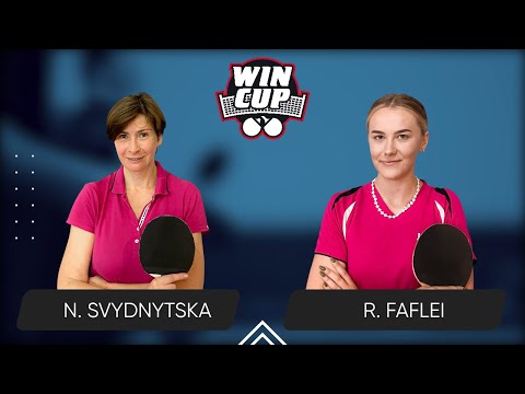 08:30 Nataliia Svydnytska - Romaniia Faflei West 1 WIN CUP 14.08.2024 | Table Tennis WINCUP