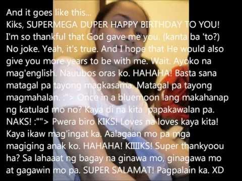 Happy Birthday Kiks! :)