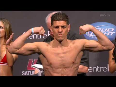 UFC 158 Weigh In GSP vs Nick Diaz Official Video