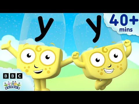 Let's Spell with Y! 🟡 | Learn to Read and Spell for Kids | Alphablocks