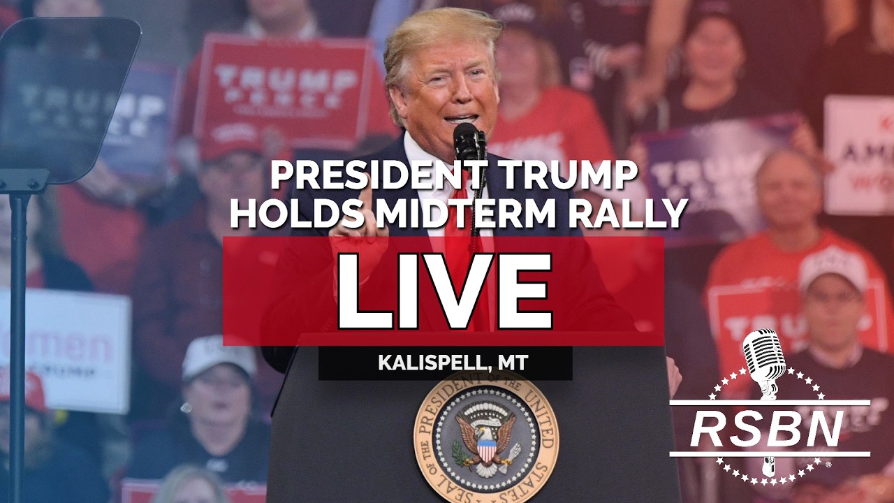LIVE: President Trump Holds a Rally in Kalispell, MT - 10/14/26