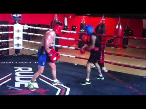 Davicillo Lahm sparring con Carlos Ortega
