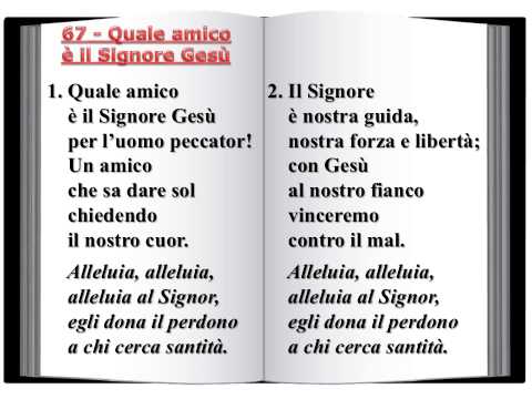 67 Quale amico è il Signore Gesù - Innario Chiesa Cristiana Avventista del Settimo Giorno 2014