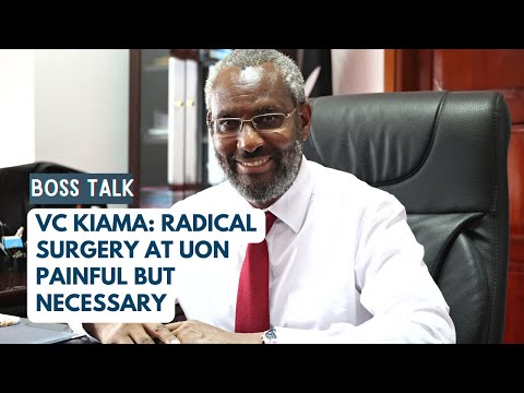 Radical surgery at UoN painful but necessary - VC Kiama