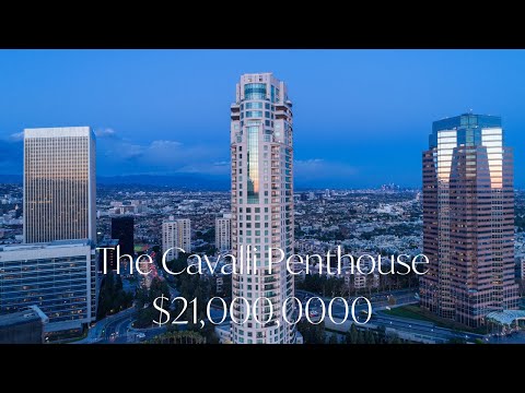 The Cavalli Penthouse | $21,000,000 Los Angeles Penthouse | Presented by Tomer Fridman