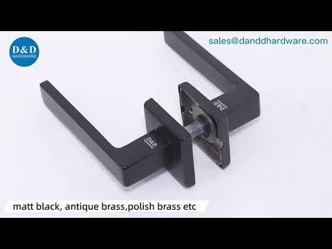 High Quality CE EN1906 Fire Rated Exterior Interior Door Hardware Tube Stainless Steel Modern Bedroom Lock Lever Handle