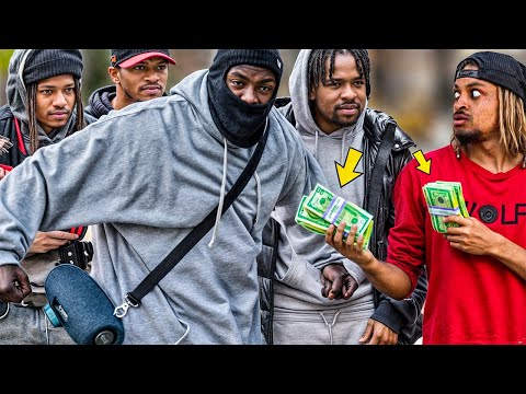 Staring at GANGSTERS in the Hood, Then Giving Them Money!