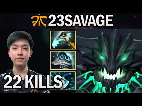 FNATIC.23SAVAGE OUTWORLD DEVOURER WITH 22 KILLS - DOTA 2 7.27 GAMEPLAY
