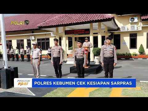 POLRES KEBUMEN CEK KESIAPAN SARPRAS JELANG OPERASI LILIN CANDI 2025