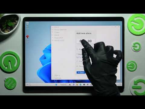 MICROSOFT SURFACE PRO 8 - How To Setup Alarm Clock