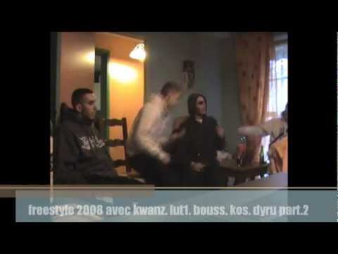 Clandest'1 - Freestyle 2008 avec Kwanz Lut1 Bouss Kos Dyru (part.2)