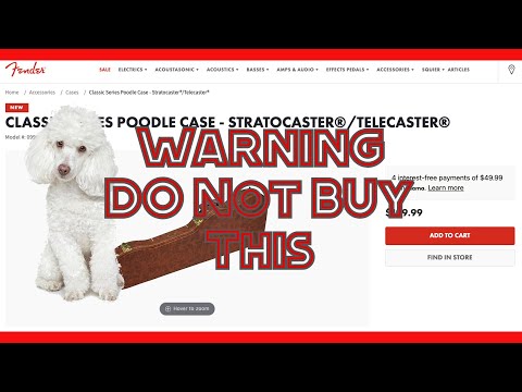 Fender Poodle Case for Telecaster and Stratocaster Review