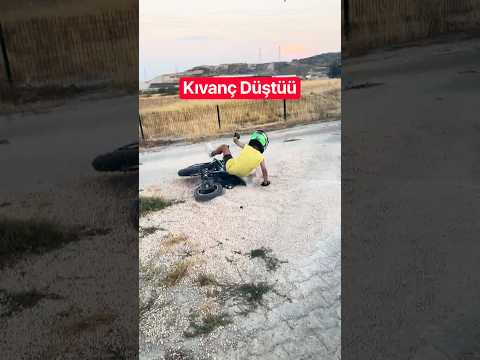 Kıvanç Cross motordan düştü‼️😱