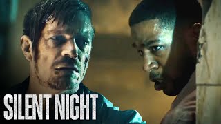 'Intense Gunfight on the Hunt for Playa' Scene | Silent Night | Joel Kinnaman, Kid Cudi