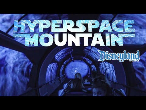 2019-08-21 Hyperspace Mountain Roller Coaster On Ride Low Light HD POV Disneyland Space Mountain