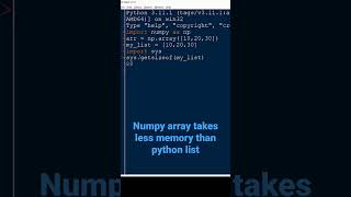 numpy short #programming #python3 #coding #python #numpy