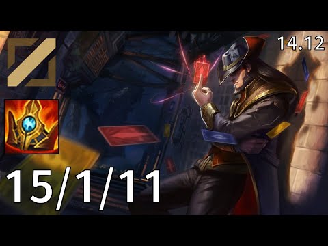 Twisted Fate Mid vs Anivia - EUW Master | Patch 14.12