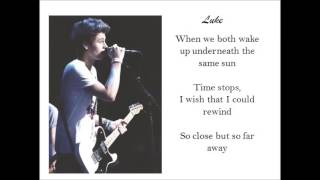 5SOS - Beside You (Lyrics + Pictures)