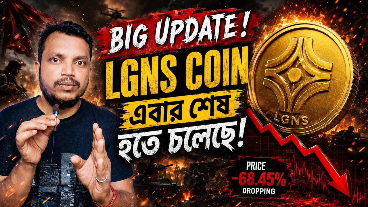 Lgns token prise update / lgns এর দাম কেন পড়ছে দেখুন #lgns #lgnstoken  