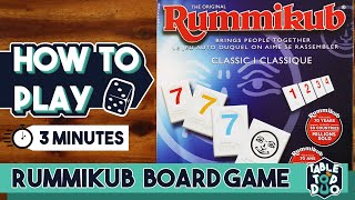 HOW TO PLAY RUMMIKUB (easy instructions Rules + Setup)