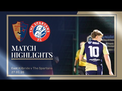 Spielzusammenfassung | East Kilbride gegen The Spartans | William Hill SPFL League Two | 27.01.2026
