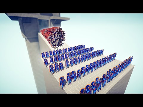 100x ROMANS SHIELD vs EVERY GODS - Totally Accurate Battle Simulator TABS