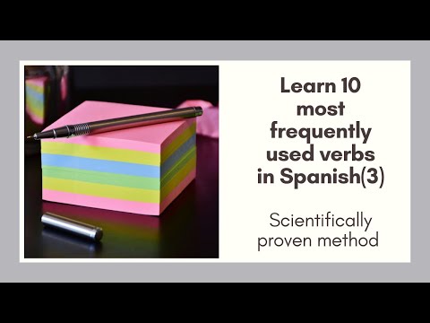 Learn 10 Most Common infinitive Verbs in Spanish (Part 3)-Los verbos en español