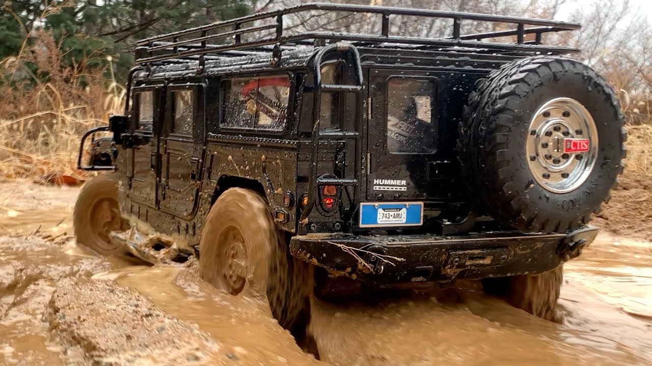 RC auto Hummer H1, čierna