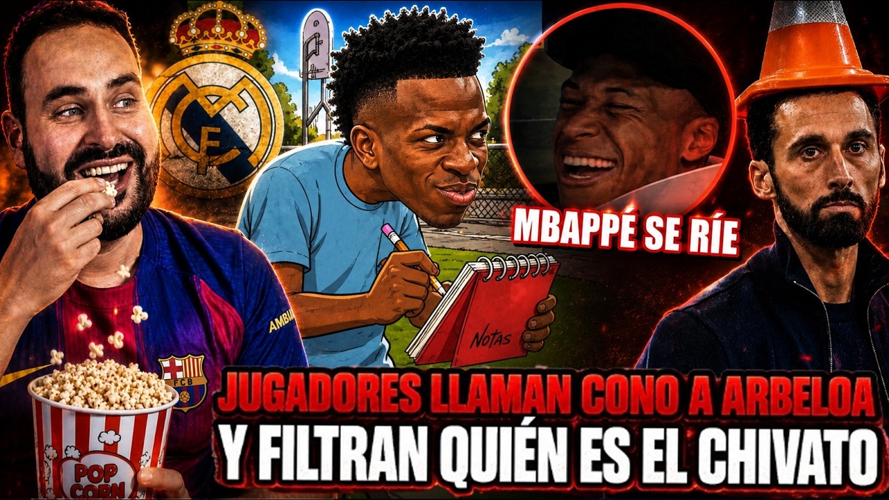 🍿¡SIGUE el CIRCO en el MADRID! JUGADORES LLAMAN CONO a ARBELOA, FILTRAN al CHIVATO y MBAPPÉ se RÍE