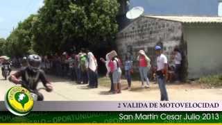 preview picture of video 'QUINTAS VALIDAS DE MOTOCICLISMO EN SAN MARTIN CESAR 2013'