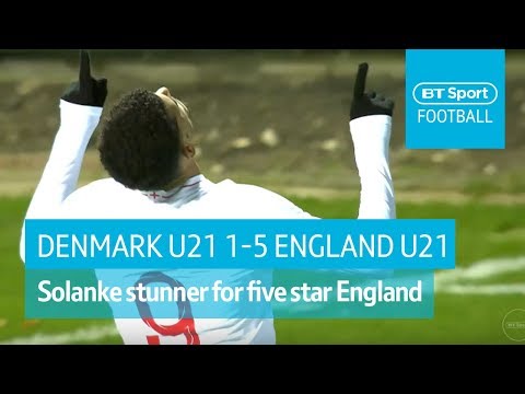 Denmark U21 vs England U21 (1-5) International friendly highlights