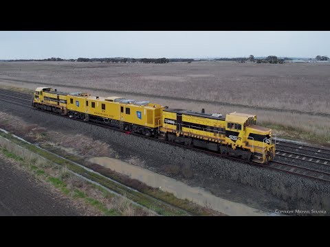SSR / Metro / Vline Test Train With T386 + EV120 + T385 (25/7/2022) - PoathTV Australian Railways