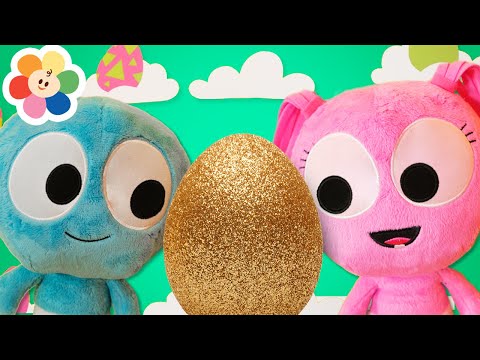 Opening Surprise Eggs Toys | GooGoo & Gaga Pretend Play at The Playground | BabyFirst TV