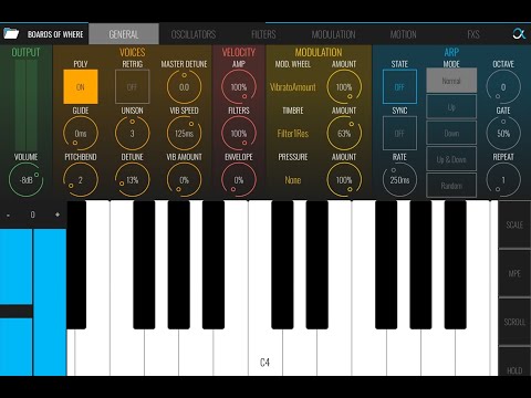 BLEASS Alpha Synthesizer - Updated With 2 NEW Sound Packs - iPad Live Demo