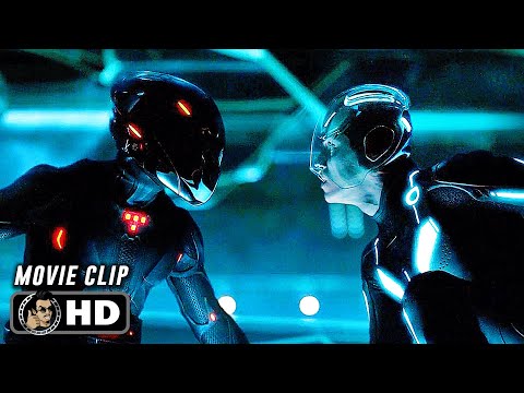 Rinzler Vs Sam Fight Scene | TRON: LEGACY (2010) Movie CLIP HD