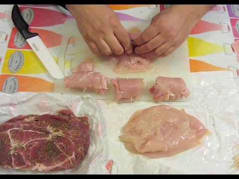 INVOLTINI di POLLO con CINGHIALE - Secondo Veloce e Sfizioso