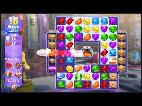 Wonka's World of Candy Level 219 - NO BOOSTERS + FULL STORY 🍫 | SKILLGAMING ✔️