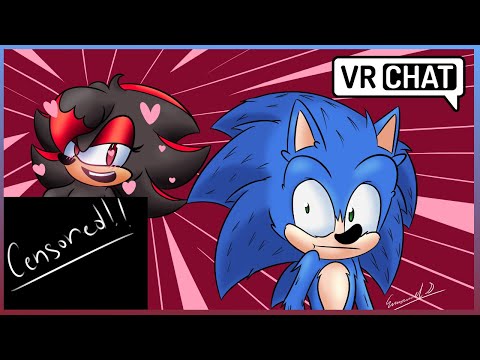 Movie Sonic Meets Shadina in VR Chat: The Sequel of the Lovely Chase!