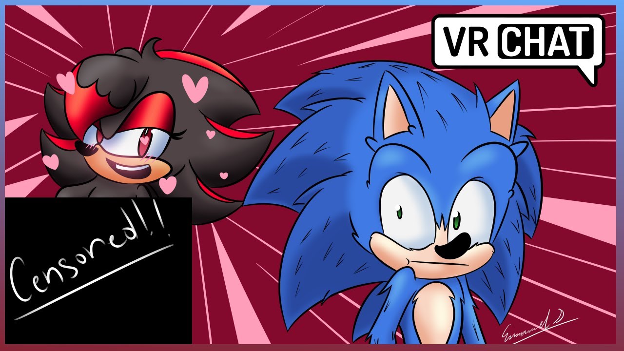 Movie Sonic Meets Shadina in VR Chat: The Sequel of the Lovely Chase!