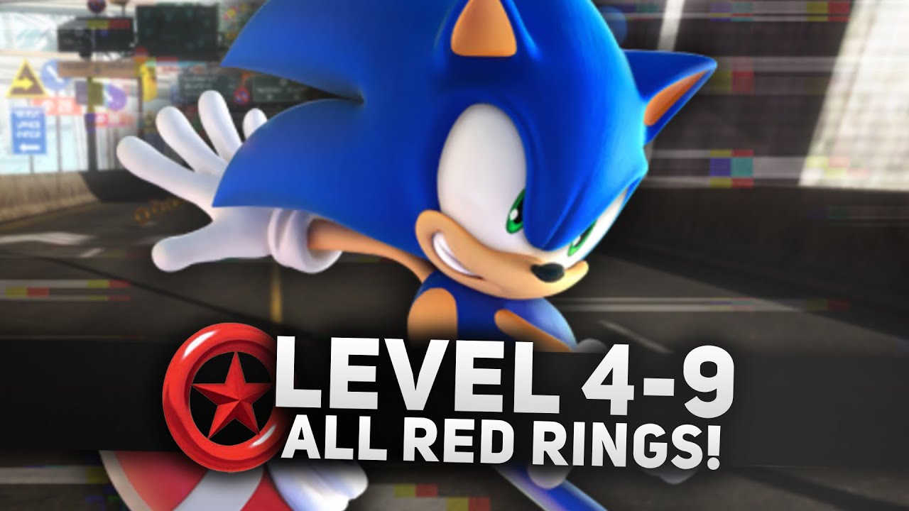 Sonic Frontiers - All Cyberspace Level 4-9 Red Star Ring Locations (4K/60FPS)