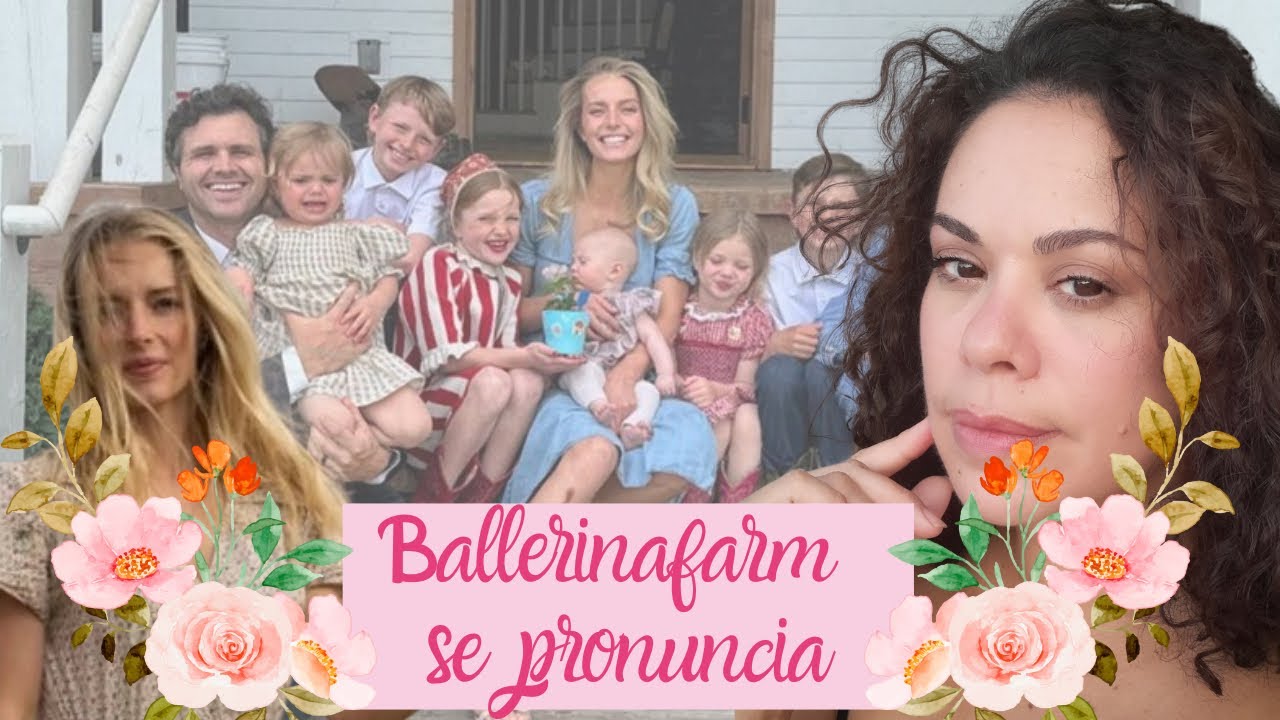 Ballerina farm se pronuncia. Ela é feliz!
