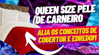 Coberdrom Queen Size Pele De Carneiro Dupla Face - ACHEI NA SHOPEE