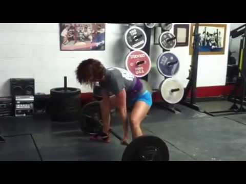 Missy Hunt: deadlift warmup with Ed Coan