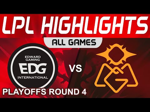 EDG vs OMG Highlights ALL GAMES LPL Spring Playoffs R4 2023 EDward Gaming vs Oh My God by Onivia