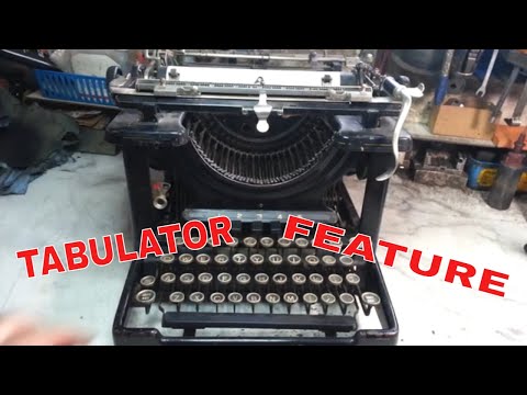Remington Typewriter Dual Tabulator Rack, Unique Feature