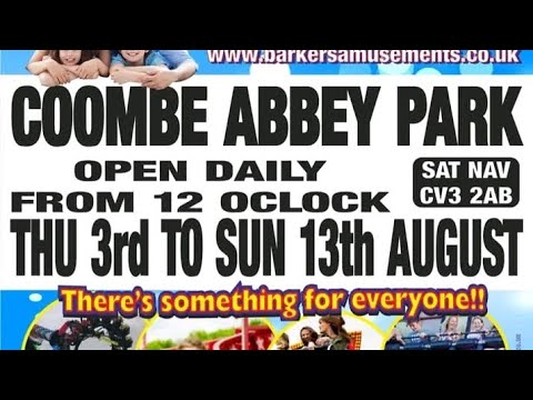 Coombe Park Vlog, Coventry. Barkers Amusements funfair 3/8/23.