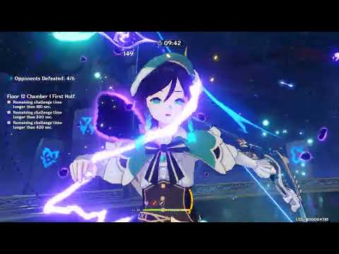 C0 Raiden Venti New  Abyss 2.5 floor 12-1  29 seconds clear