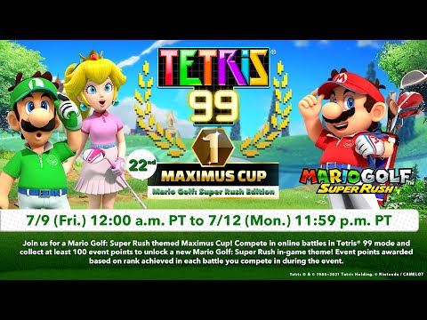 Tetris 99 - 22nd MAXIMUS CUP Gameplay Trailer - Nintendo Switch